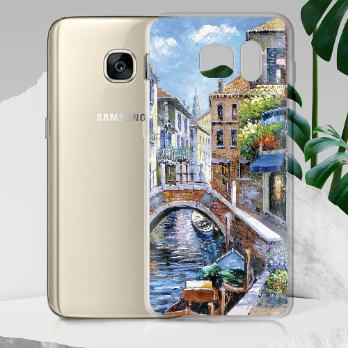 Чехол BoxFace Samsung G930 Galaxy S7 Венеция картина Импрессионизм