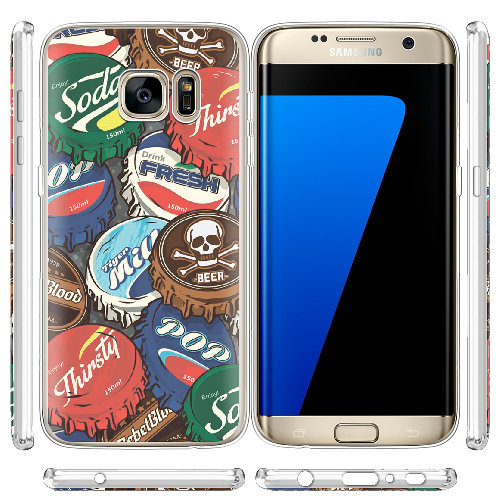 Чехол BoxFace Samsung G930 Galaxy S7 Drink Lids