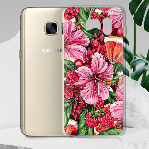 Чехол BoxFace Samsung G930 Galaxy S7 Tropical Flowers