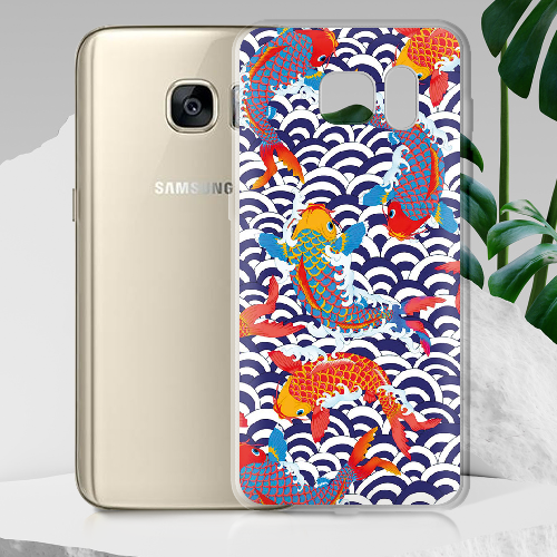 Чехол BoxFace Samsung G930 Galaxy S7 Koi Fish