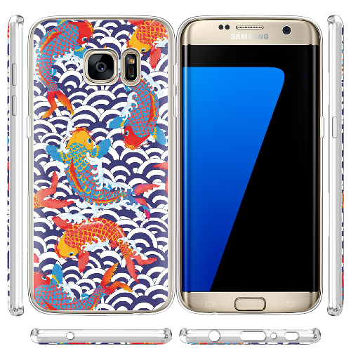 Чехол BoxFace Samsung G930 Galaxy S7 Koi Fish