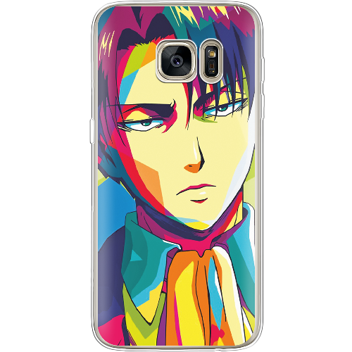 Чехол BoxFace Samsung G930 Galaxy S7 Attack on titan Levi Anime Pop