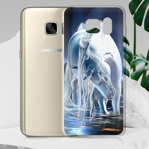 Чехол BoxFace Samsung G930 Galaxy S7 White Horse