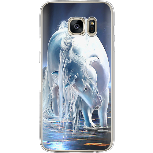 Чехол BoxFace Samsung G930 Galaxy S7 White Horse
