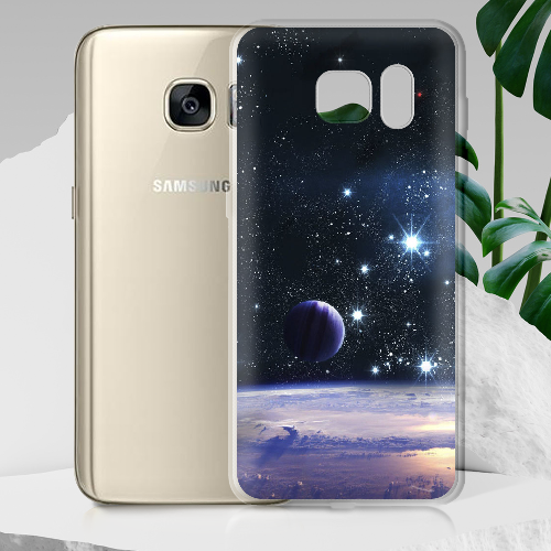 Чехол BoxFace Samsung G930 Galaxy S7 Space Landscape