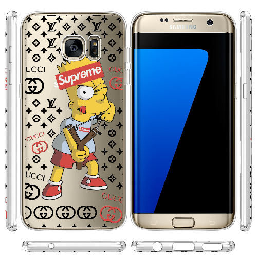 Чехол BoxFace Samsung G935 Galaxy S7 Edge Yellow Fun