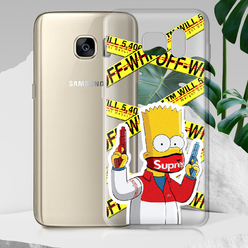 Чехол BoxFace Samsung G935 Galaxy S7 Edge White Bart