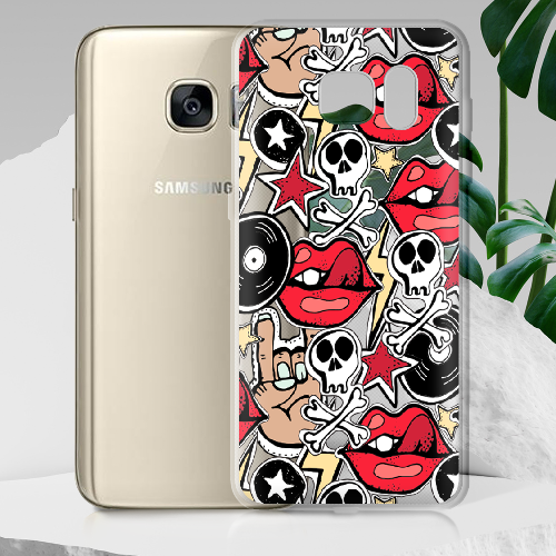 Чехол BoxFace Samsung G935 Galaxy S7 Edge Rock Graffiti