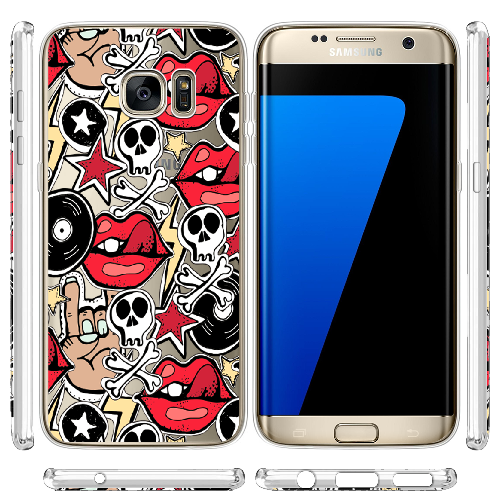 Чехол BoxFace Samsung G935 Galaxy S7 Edge Rock Graffiti