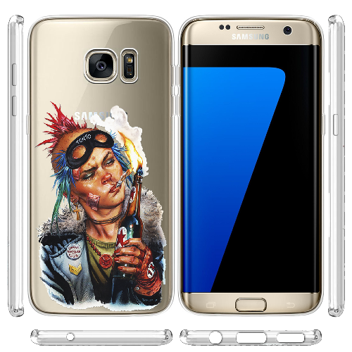 Чехол BoxFace Samsung G935 Galaxy S7 Edge Tanker Girl