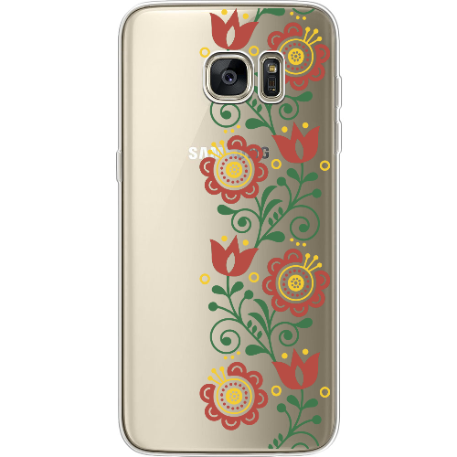 Чехол BoxFace Samsung G935 Galaxy S7 Edge Ethno Flower