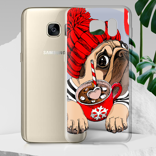 Чехол BoxFace Samsung G935 Galaxy S7 Edge Winter Puggy