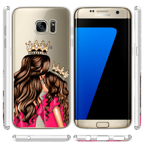 Чехол BoxFace Samsung G935 Galaxy S7 Edge Queen and Princess