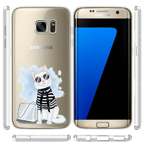 Чехол BoxFace Samsung G935 Galaxy S7 Edge Кот Модник