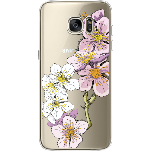 Чехол BoxFace Samsung G935 Galaxy S7 Edge Cherry Blossom