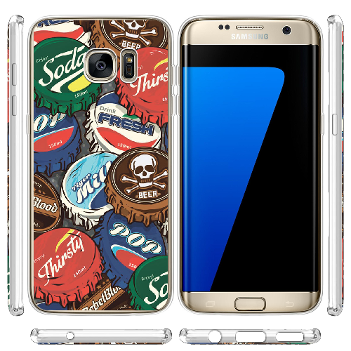 Чехол BoxFace Samsung G935 Galaxy S7 Edge Drink Lids