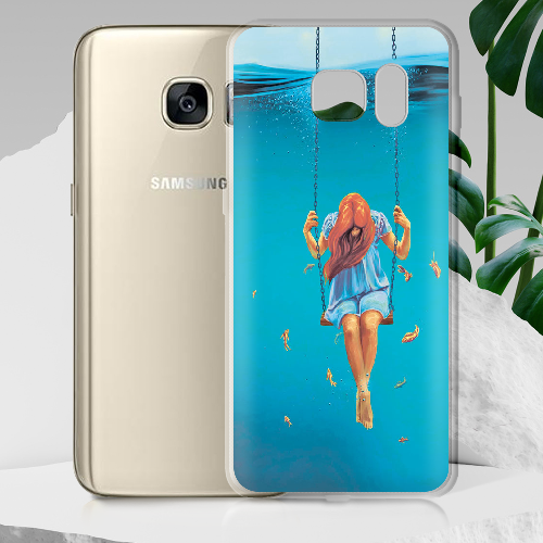 Чехол BoxFace Samsung G935 Galaxy S7 Edge Girl In The Sea