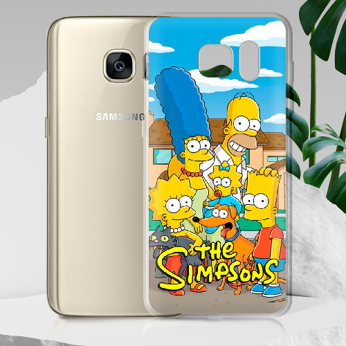 Чехол BoxFace Samsung G935 Galaxy S7 Edge the simpsons