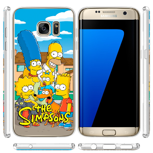 Чехол BoxFace Samsung G935 Galaxy S7 Edge the simpsons