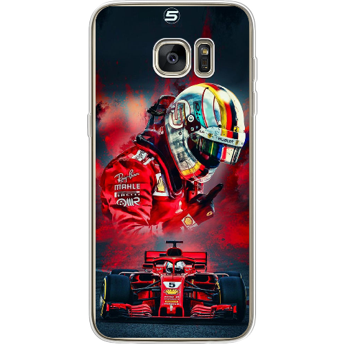 Чехол BoxFace Samsung G935 Galaxy S7 Edge Racing Car