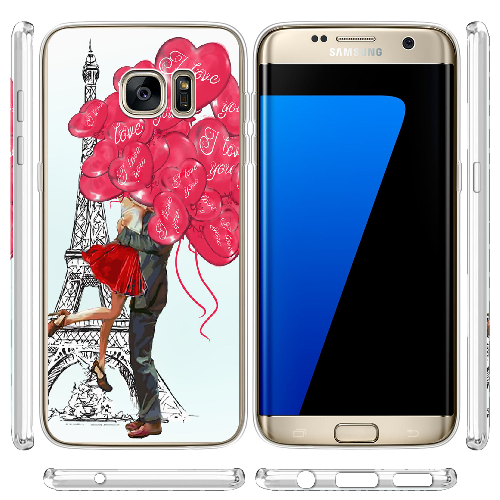 Чехол BoxFace Samsung G935 Galaxy S7 Edge Love in Paris