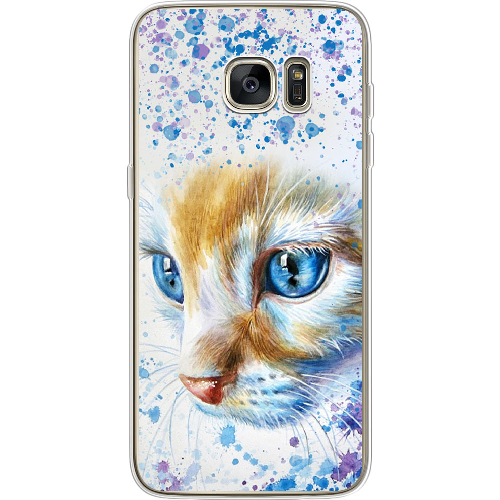 Чехол BoxFace Samsung G935 Galaxy S7 Edge Голубоглазый Кот