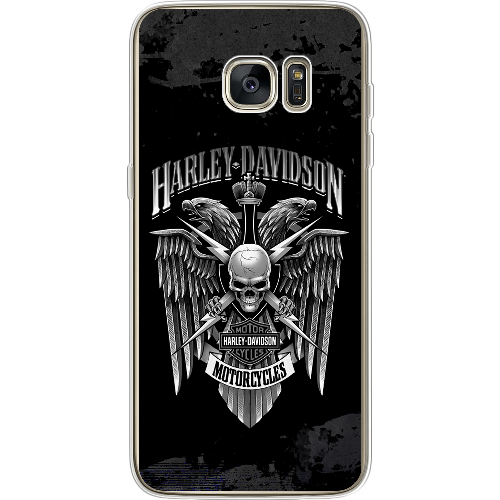 Чехол BoxFace Samsung G935 Galaxy S7 Edge Harley Davidson skull and eagles
