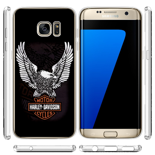 Чехол BoxFace Samsung G935 Galaxy S7 Edge Harley Davidson and eagle