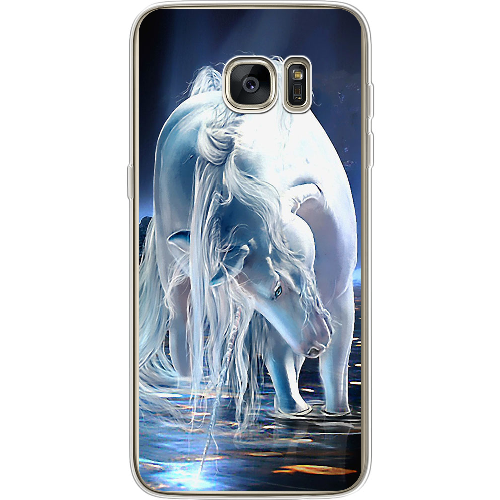 Чехол BoxFace Samsung G935 Galaxy S7 Edge White Horse