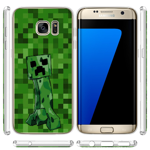 Чехол BoxFace Samsung G935 Galaxy S7 Edge Minecraft Creeper