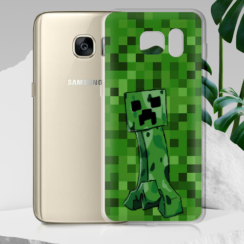 Чехол BoxFace Samsung G935 Galaxy S7 Edge Minecraft Creeper