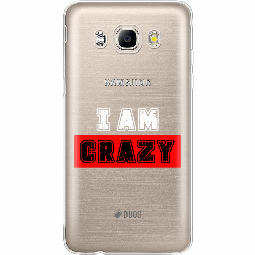 Чехол BoxFace Samsung J510 Galaxy J5 2016 I'm Crazy