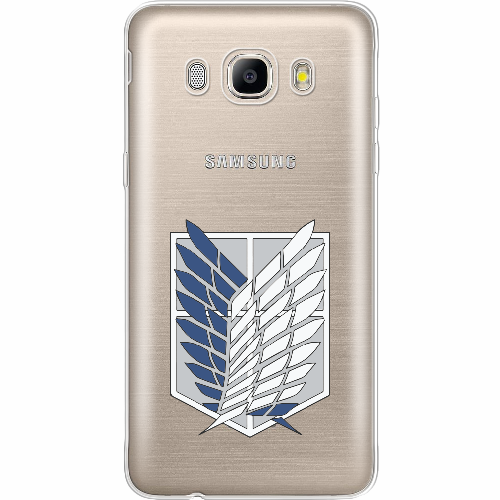Чехол BoxFace Samsung J510 Galaxy J5 2016 Атака Титанов Крылья Свободы