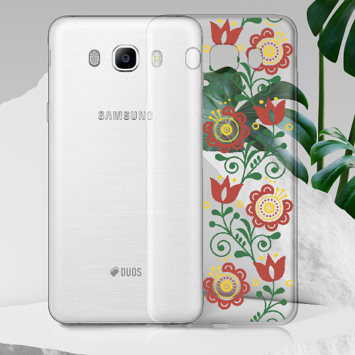 Чехол BoxFace Samsung J510 Galaxy J5 2016 Ethno Flower