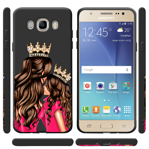 Чехол BoxFace Samsung J510 Galaxy J5 2016 Queen and Princess