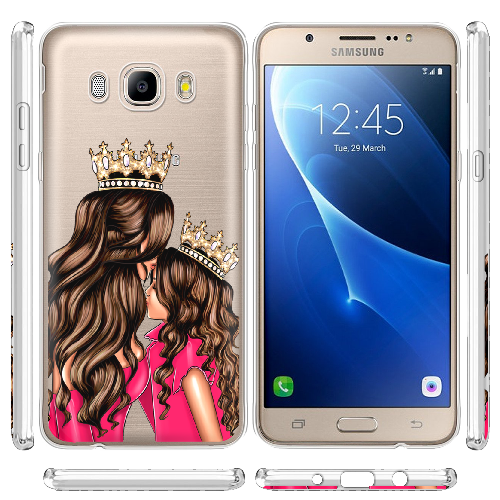 Чехол BoxFace Samsung J510 Galaxy J5 2016 Queen and Princess