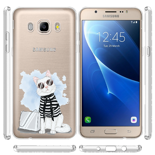 Чехол BoxFace Samsung J510 Galaxy J5 2016 Кот Модник