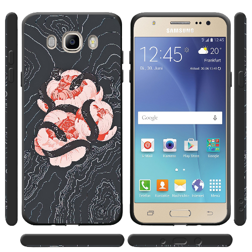 Чехол BoxFace Samsung J510 Galaxy J5 2016 Snake Rose