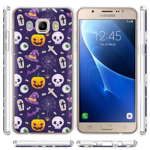 Чехол BoxFace Samsung J510 Galaxy J5 2016 Halloween Purple Mood