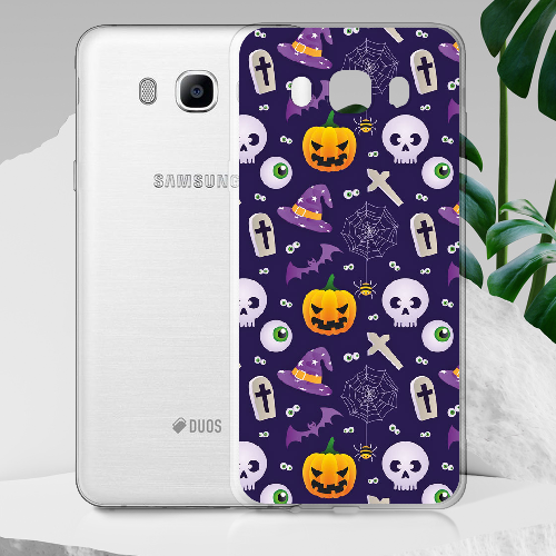 Чехол BoxFace Samsung J510 Galaxy J5 2016 Halloween Purple Mood