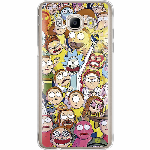 Чехол BoxFace Samsung J510 Galaxy J5 2016 Rick and Morty все герои