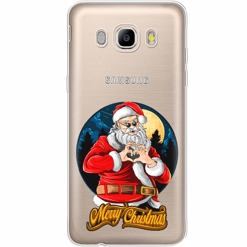 Чехол BoxFace Samsung J710 Galaxy J7 2016 Cool Santa and heart