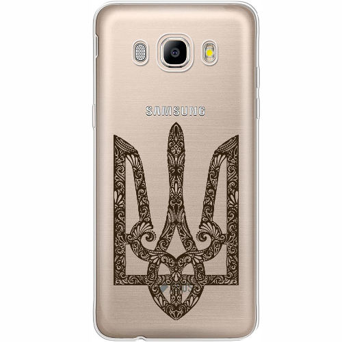 Чехол BoxFace Samsung J710 Galaxy J7 2016 Ukrainian Black Trident