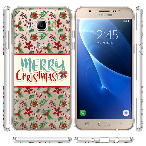 Чехол BoxFace Samsung J710 Galaxy J7 2016 Vintage Christmas Congratulation