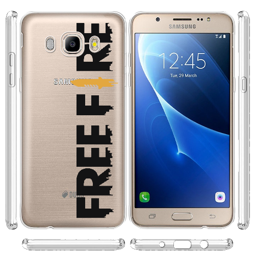 Чехол BoxFace Samsung J710 Galaxy J7 2016 Черный Free Fire