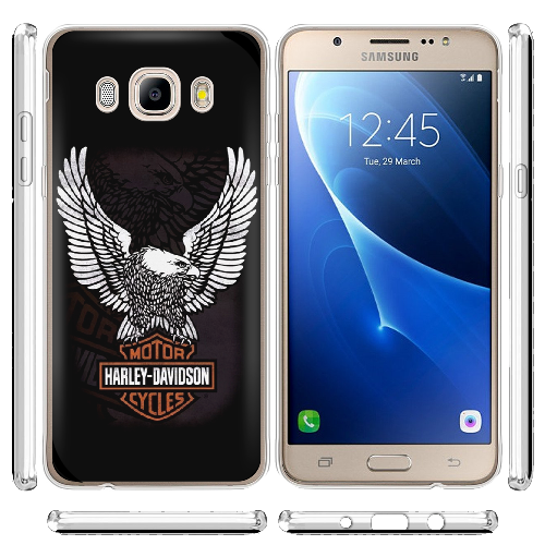 Чехол BoxFace Samsung J710 Galaxy J7 2016 Harley Davidson and eagle