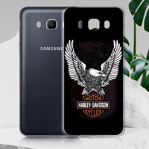 Чехол BoxFace Samsung J710 Galaxy J7 2016 Harley Davidson and eagle