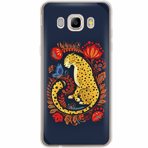 Чехол BoxFace Samsung J710 Galaxy J7 2016 Petrykivka Leopard