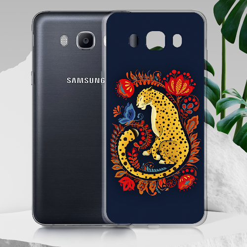 Чехол BoxFace Samsung J710 Galaxy J7 2016 Petrykivka Leopard