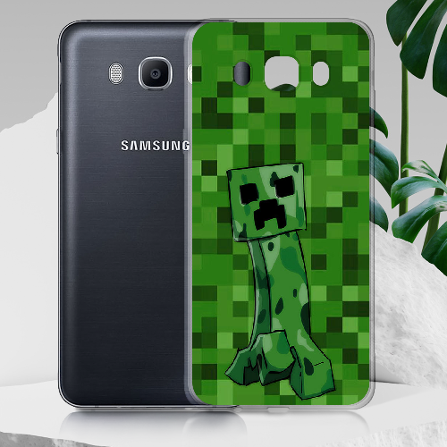 Чехол BoxFace Samsung J710 Galaxy J7 2016 Minecraft Creeper